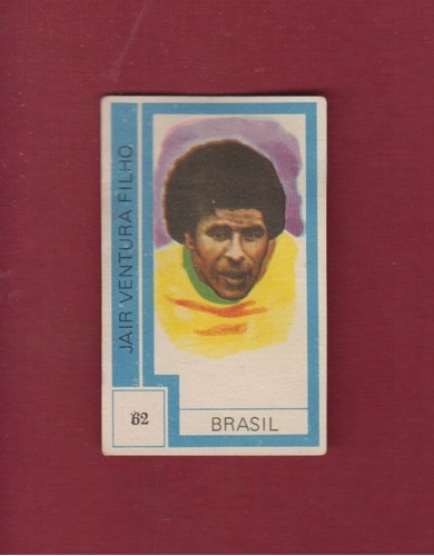 Futbol Idolos Brasil Jairzinho Figurita Cromo Uruguay 1974 