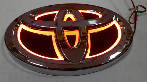 Emblema Rejilla Delantera Toyota Hilux 2005 A 2015 Luces Led