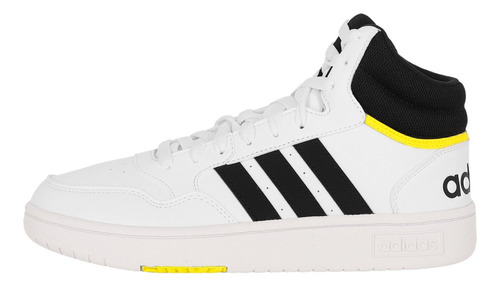 Zapatilla adidas Hoops 3.0 Mid Classic Hombre White/black