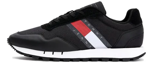 Tommy Hilfiger Retro Blanco Cuero Hombre Zapatillas