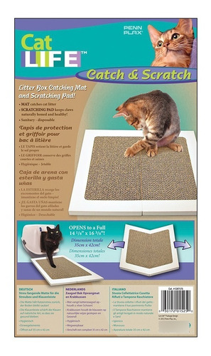 Imagen 4 de 8 de Rascador Para Gatos Catch & Scratch Cat-life By Pennplax Med