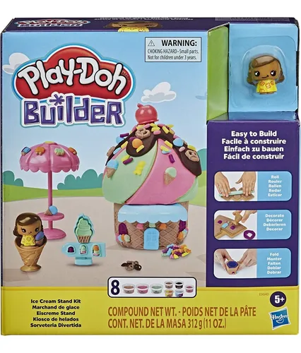 Jugar Doh Builder Hele Crek Stand Etey Kit De Construcc...