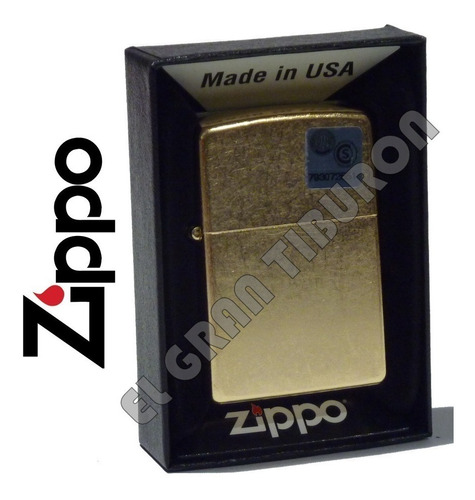 Encendedor Zippo Oro Opaco Made In Usa 28077