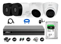 Comprar Cámaras Seguridad Kit 4 Dahua Full Hd 1tb 1 Cámara Con Audio