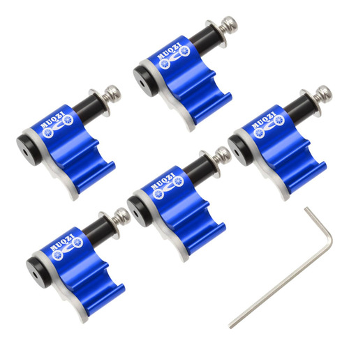 Abrazaderas De Alambre De Manguera De Soporte De LĂnea Azul