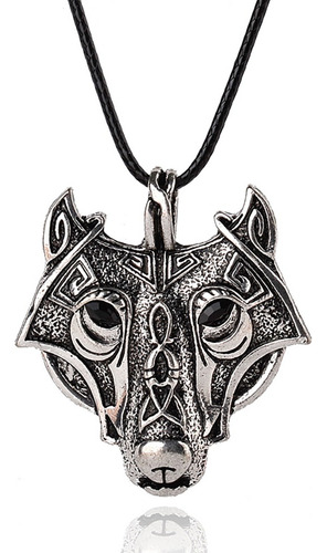 Collar De Lobo Vikingo Fenrir De Colección