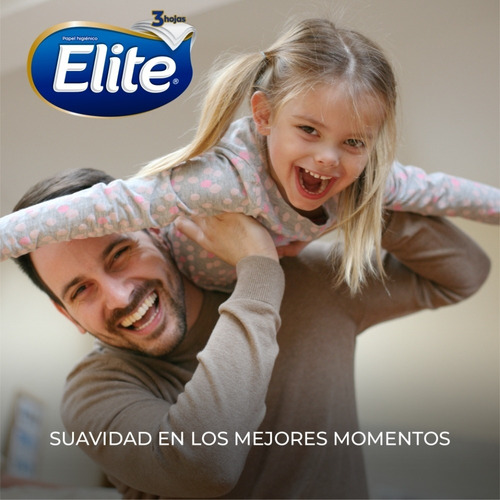 Imagen 4 de 7 de Papel Higiénico Elite Soft & Strong 8 Un 22 Mt
