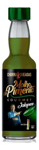 Molho De Pimenta Gourmet Jalapeño Churrasqueadas  60ml