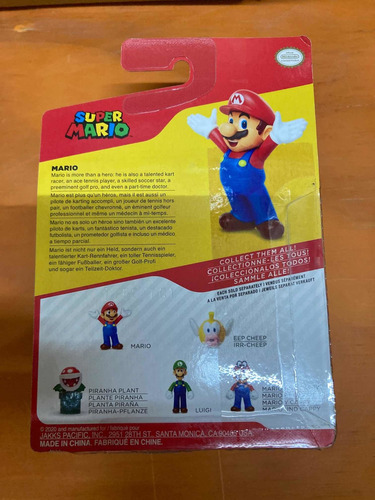 Super Mario Bros World Of Nintendo Jakks Peach Luigi Nuevo