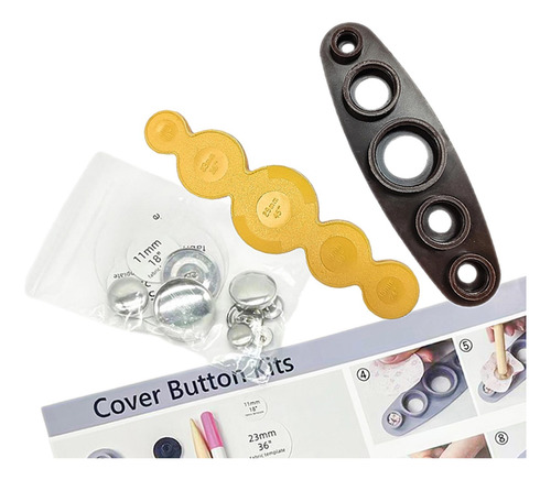 Máquina Para Hacer Botones Cubiertos De Tela, Con Botones