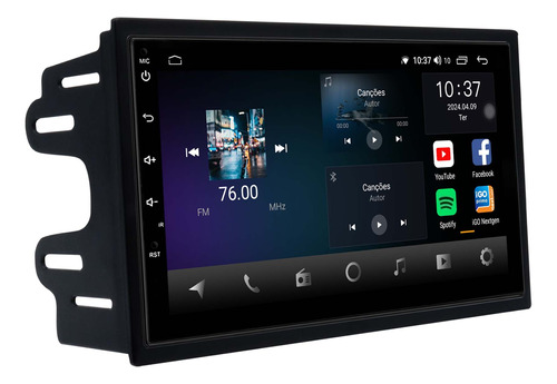 Multimidia Ecosport 2006 Ate 2012 Android 13 Carplay 2/64gb