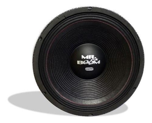 Alto Falante Mr Boom Profissional 15 Pol 1250w Rms Sturdy Cor Preto Impedância 4 Ohms