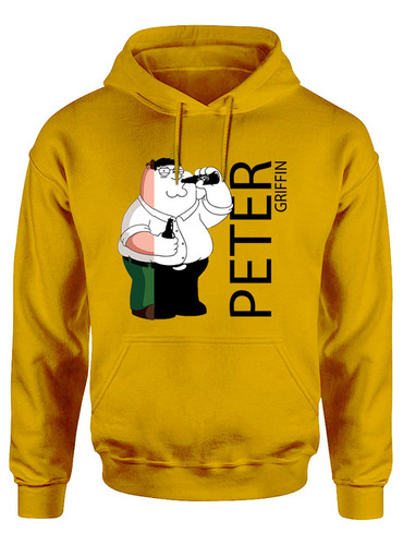 Buzo Hoodie Peter Familia Gordo Padre Gri  Ffin  Q2