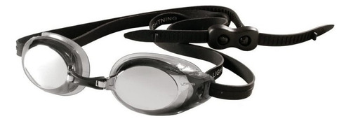 Goggles Natación Finis Lightning Silver Mirror Negro 3.45.07