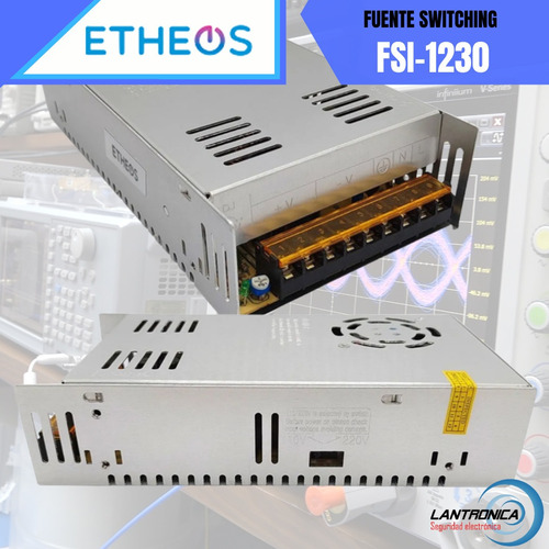 Imagen 5 de 9 de Fuente Switching 12v 30a Regulada C Protección Led Cctv 360w