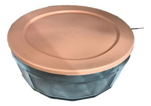 Tigela Laguna Vidro Reciclado Com Tampa Plástica 4 L Vitazza