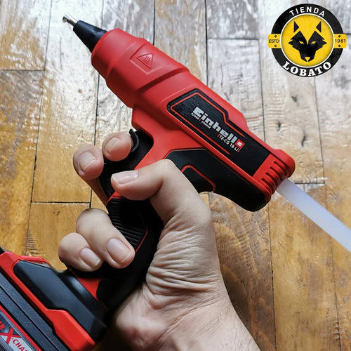Imagen 7 de 10 de Pistolita Silicona Inalambrica Bateria 18v Cargador Einhell