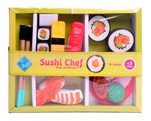 Juego De Comida Sushi Chef El Duende Azul 6613 Canalejas