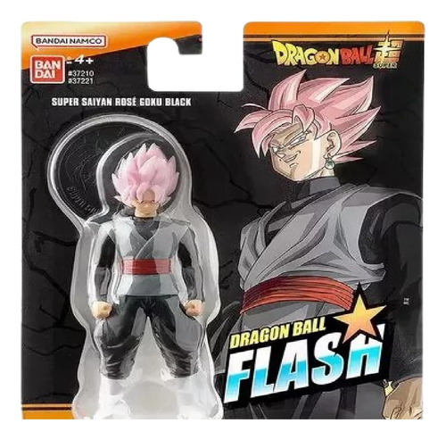 Figura Dragon Ball Flash Super Goku Black Ss Rose 10 Cm