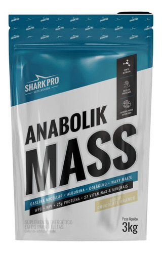 Anabolik Mass (3kg) Baunilha - Shark Pro
