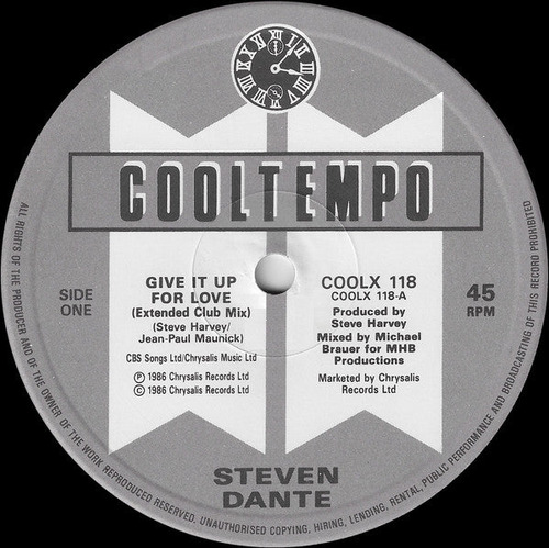 Steven Dante - Give It Up For Love 12