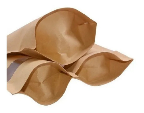 Imagen 3 de 5 de Bolsas Doy Pack Papel Kraft 150 Gr, 250 Gr, 1/2 Kg, 1 Kg