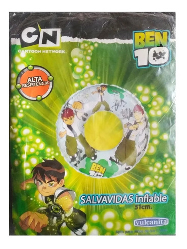 Ben 10 Salvavidas Inflable 51 Cm