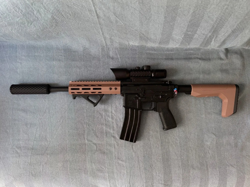 Supressor Tapacano Silenciador Airsoft 120mm Preto