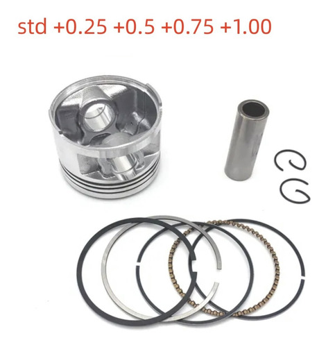 Piston Completo Std 0.25 0.50 0.75 1.00 Para Ybr125 Xtz125