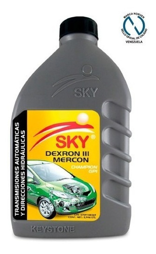 Aceite Sky Dexron 3 Transmisión Automática 946ml 