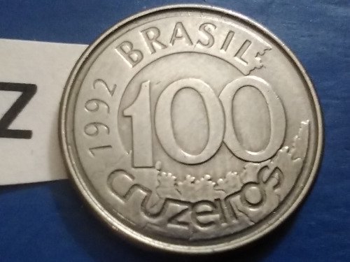 Monedas De Brasil 100 Cruzeiro Año 1992 Money Argentina 