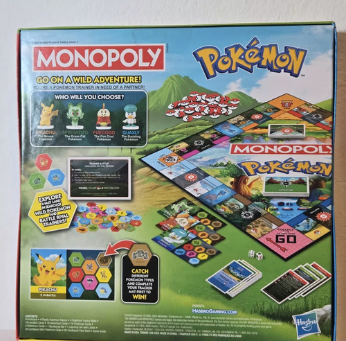 Monopoly Pokemon Juego De Mesa Hasbro