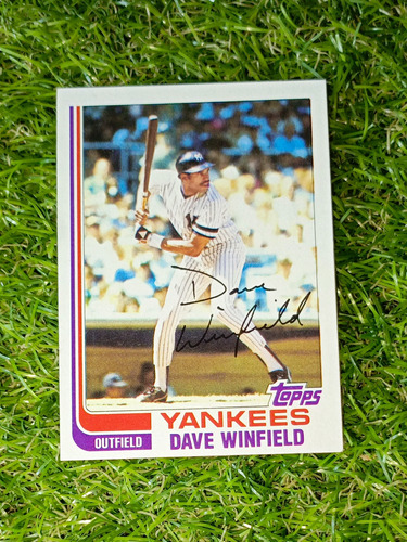 Cv Dave Winfield 1982 Topps New York Yankees 