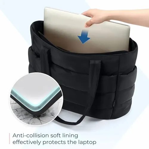 Bolso Tote Gran Capacidad Versátil Para Trabajo Y Viaje