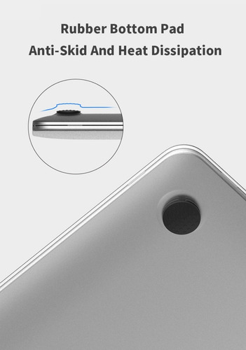 Imagen 10 de 10 de Funda Macbook Pro 13 Carcasa Case Premium A2289 A2251 A1989