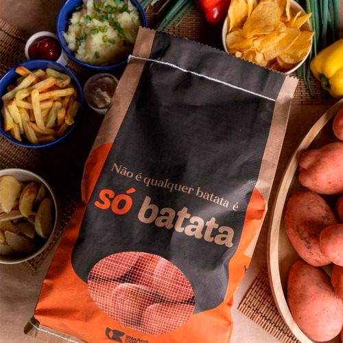 Só Batata Asterix Especial Para Pure Nhoque Fritura 5kg