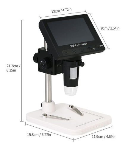 Profissional Microscópio Solda 1000x4,3 720p Lupa Lcd