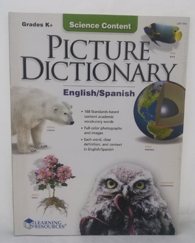 Libro Science Content Picture Distionary Englis/spanish