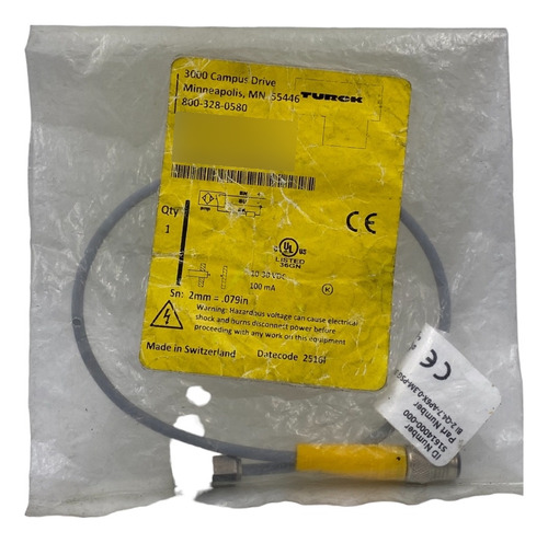 Bi2-q4.7-ap6x-0.3m-psg 3m Turck Sensor