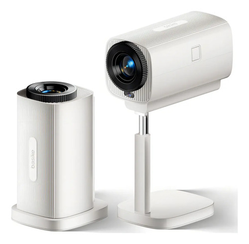 Projetor Smart Basike Ba-TY213 4K Full HD Android 11 Wi-Fi 6 Bluetooth 12000 Lúmens Branco Rotação 180 Graus Home Cinema
