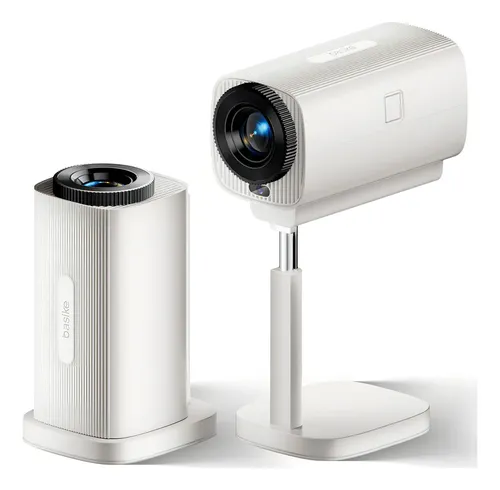 Projetor Smart Basike Ba-TY213 4K Full HD Android 11 Wi-Fi 6 Bluetooth 12000 Lúmens Branco Rotação 180 Graus Home Cinema