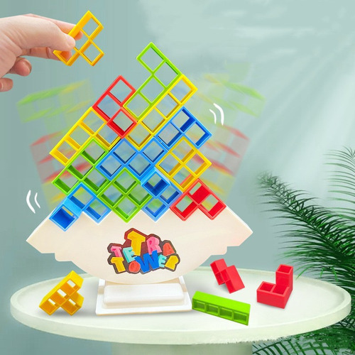 Bloques De Tetris Para Niños, 16-48piezas, Juego De Mesa Cantidad De Piezas 16