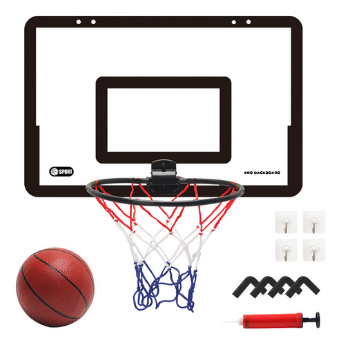 Tablero De Baloncesto Con Puerta Colgante Transparente Mini