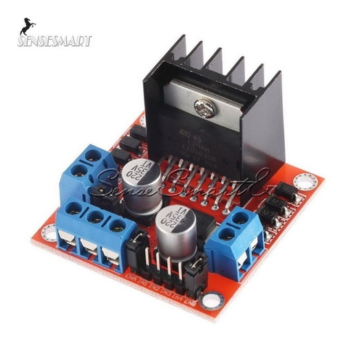 Imagen 2 de 5 de L298n Puente H Dual 25w L 298 N Cc Motor Para Arduino