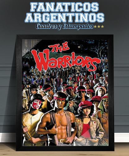 Cuadros The Warriors Los Guerreros 8 Modelos 30x40 Cm Negro