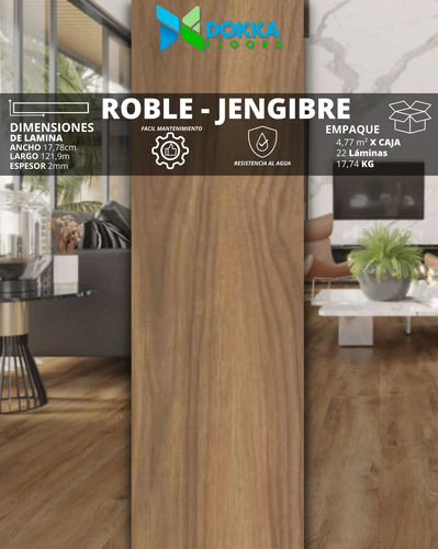 Piso De Vinil Tipo Madera Resistente Pega Incluida Caracas