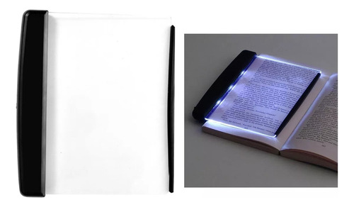 Qyq Placa Plana Led Luz De Lectura De Libro Luz De Nocheal