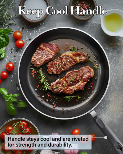 Juego De Utensilios De Cocina Antiadherentes 10 Piezas Rojo