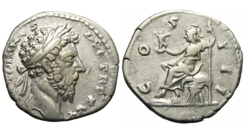 Moneda Imperio Romano Denario De Marco Aurelio Años 170/171
