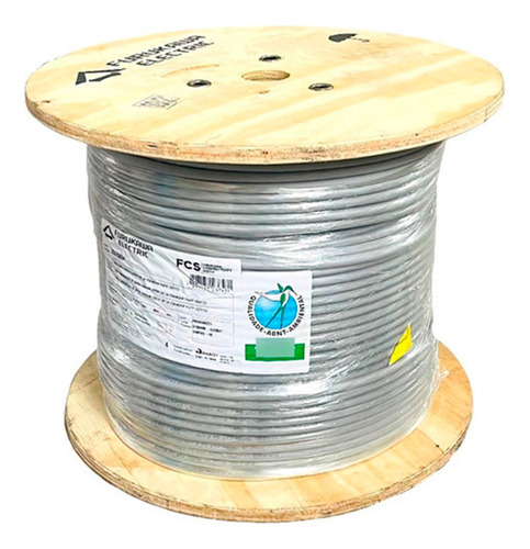 Bobina Ftp 305 Mts Cat6a Furukawa 23370094 Giga Lszh Gris
